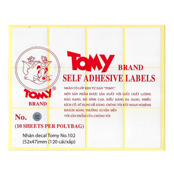 Mua Decal Tomy A4 Sẳn Keo, Nhiều Kích Thước giá rẻ tại VPP Bến Tre