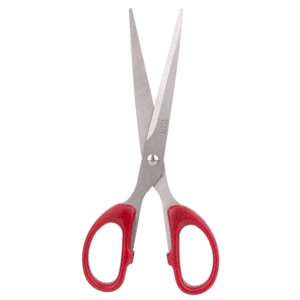 Kéo Văn Phòng Deli 6009 Dài 18CM Cán Đỏ