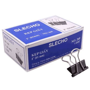 Hộp 12 Cái Kẹp Bướm 51mm Slecho Loại Tốt Giá Rẻ Tại VPP Bến Tre