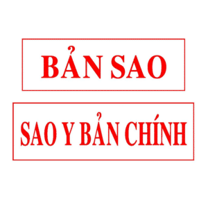 Đặt Khắc Dấu Bản Sao, Sao Y Bản Chính giá rẻ tại VPP Bến Tre