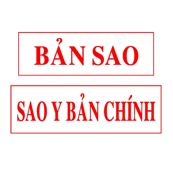 Đặt Khắc Dấu Bản Sao, Sao Y Bản Chính giá rẻ tại VPP Bến Tre