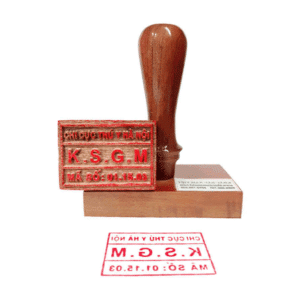 Khắc Con Dấu Gỗ giá rẻ tại VPP Bến Tre