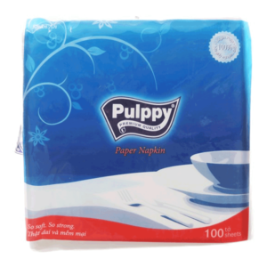 Mua Khăn Giấy Ăn Cao Cấp Pulppy 100 Tờ/Gói chính hãng giá rẻ tại VPP Bến Tre