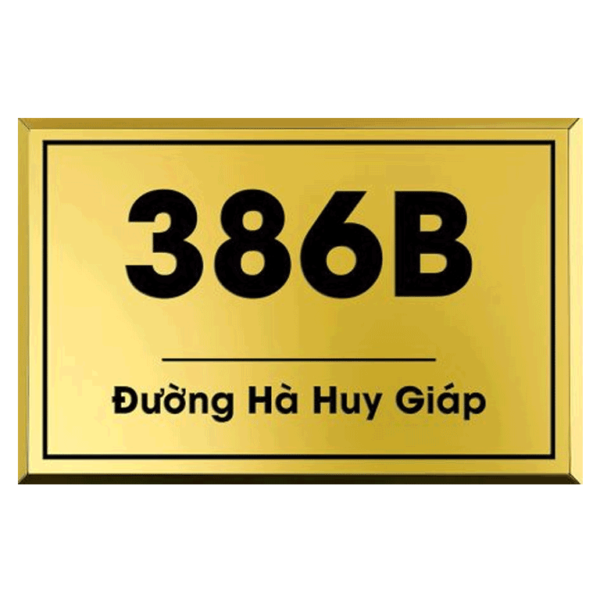 Làm Bảng Số Nhà Bằng Inox Giá Rẻ Tại Vpp Bến Tre