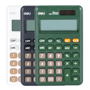 Mua Máy Tính Deli EM120 Loại 12 Số Chính Hãng Giá Rẻ Tại VPP Bến Tre