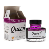 Mua Mực Viết Máy Queen 30ml - Xanh Dương, Tím Giá Rẻ Tại VPP Bến Tre