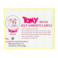 Mua Decal Tomy A5 Đủ Size, Tem Dán Sẵn Keo Giá Rẻ Tại VPP Bến Tre