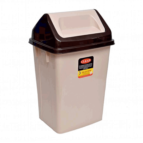 Mua Thùng Rác Lật Tân Lập Thành, Size Trung loại 22 Lít Giá Rẻ Tại VPP Bến Tre