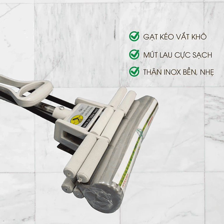 Mua Cây Lau Nhà Mút Trần Thức, Màu Xám Giá Rẻ Tại VPP Bến Tre