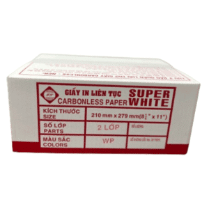 Mua Giấy In Liên Tục 2 Lớp 210x279mm Giá Rẻ Tại VPP Bến Tre