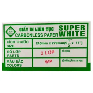 Mua Giấy In Liên Tục 240x279 MM 2 Lớp Thu Trang Giá Rẻ Tại VPP Bến Tre