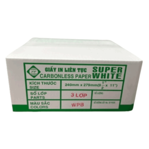 Mua Giấy In Liên Tục 240x279 MM 3 Lớp Chính Hãng Tại VPP Bến Tre
