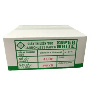 Mua Giấy In Liên Tục 240x279 MM 4 Lớp Thu Trang Giá Rẻ Tại VPP Bến Tre