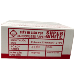 Mua Giấy In Liên Tục 4 Lớp 210x279mm Thu Trang Giá Rẻ Tại VPP Bến Tre