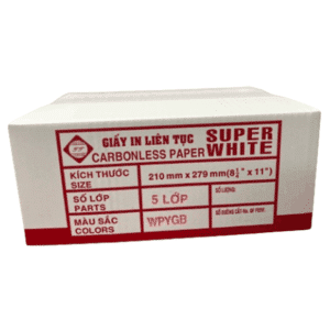 Mua Giấy In Liên Tục 210x279MM 5 Lớp Giá Rẻ Tại VPP Bến Tre