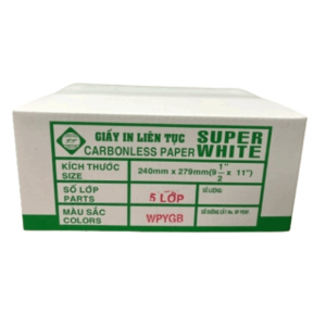 Giấy Supper White 5 Liên 240x279MM