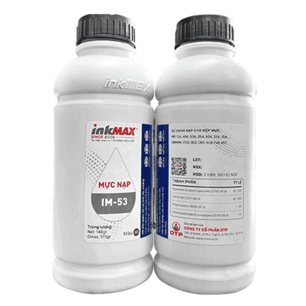 Mực nạp máy in HP và Canon inkMax IM-53 giá rẻ tại VPP Bến Tre