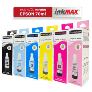 Mực Máy In Phun Epson inkMAX L100/200 70ml 6 màu giá rẻ tại VPP Bến Tre
