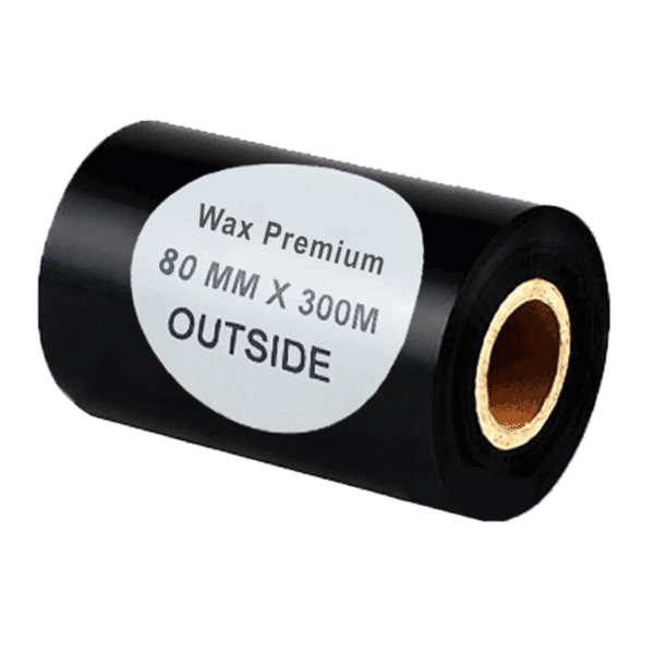 Mua Mực In Mã Vạch WAX 80MMx300M Loại Tốt Giá Rẻ Tại VPP Bến Tre