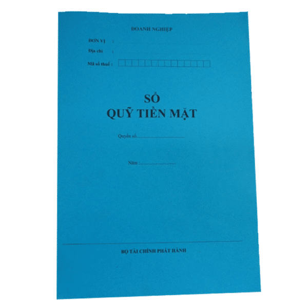 Mua Quyển Sổ Quỹ Tiền Mặt Loại Tốt Giá Rẻ Tại VPP Bến Tre