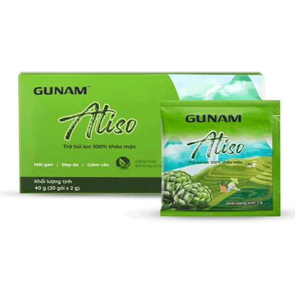 Hộp trà Atiso túi lọc Gunam 20 gói