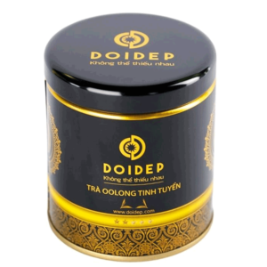 Trà Oolong Đôi Dép Lon 100g Tinh Tuyển VPP Bến Tre