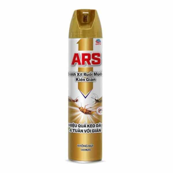 Bình Xịt Ruồi Muỗi Kiến Gián ARS Gold 600ml
