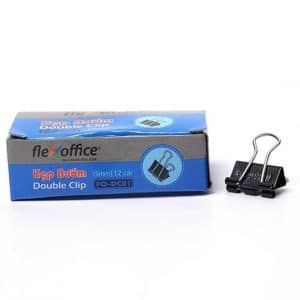 Mua Kẹp Bướm Đen Flexoffice Thiên Long 15mm tại VPP Bến Tre