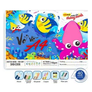 Vở vẽ Sketch Book for Art Thiên Long Colokit nhiều kích cỡ