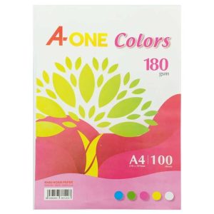 Mua Bìa Thái A-One, Khổ A4, ĐL 180Gsm Nhiều Màu Giá Rẻ Tại VPP Bến Tre