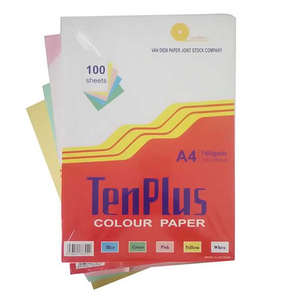 Mua Bìa Thái TenPlus, Khổ A4, Định Lượng 180Gsm Giá Rẻ Tại VPP Bên Tre