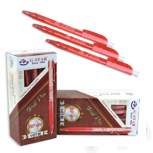 Bút Bi (Ball Pen) G-Star BP-69 0.5MM mực đỏ