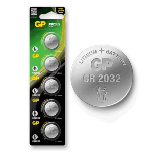 Vỉ 5 Viên Pin Đồng Xu CR2032 Lithium GP 3V Giá Rẻ Tại VPP Bến Tre