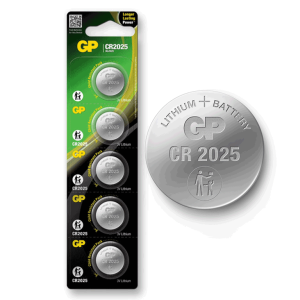 Vỉ 5 Viên Pin Cúc CR2025 GP Lithium 3V Chính Hãng Giá Rẻ Tại VPP Bến Tre