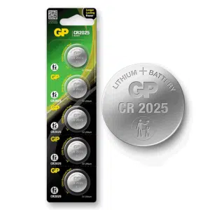 Vỉ 5 Viên Pin Cúc CR2025 GP Lithium 3V Chính Hãng Giá Rẻ Tại VPP Bến Tre