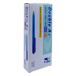 Hộp 12 cây Bút Double A Speed Ball Pen Blue 0.7MM