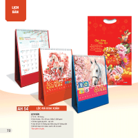 Lịch Bàn 14 Tờ 16x23CM, Giấy C.250 gsm