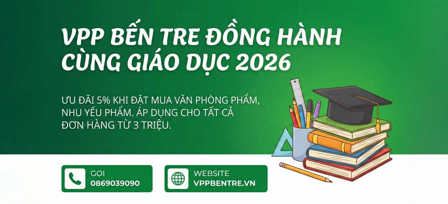 ưu đãi giáo dục cùng vpp bến tre 2026