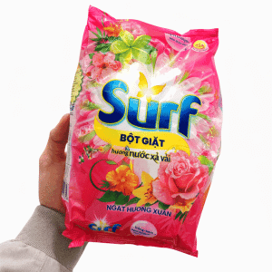 Bột Giặt Surf Hương Nước Xả Vải Gói 800g thùng 18 gói chính hãng tại VPP Bến Tre