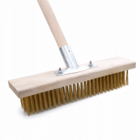 Chổi Sắt Công Nghiệp Bẹ 30 Cm Cán 1.3 Mét
