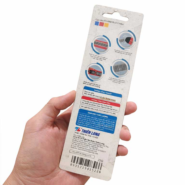 Dao rọc giấy 9mm thiên long