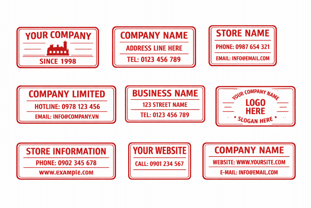 mẫu con dấu hkd đẹp và phổ biến