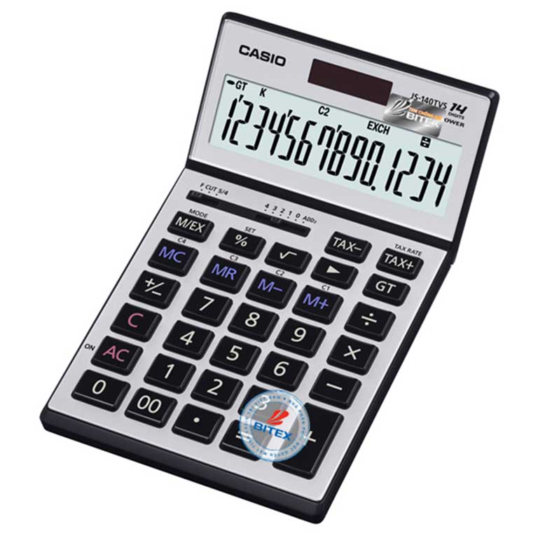 Máy Tính Điện Tử Casio JS-140TVS chính hãng giá tốt tại VPP Bến Tre
