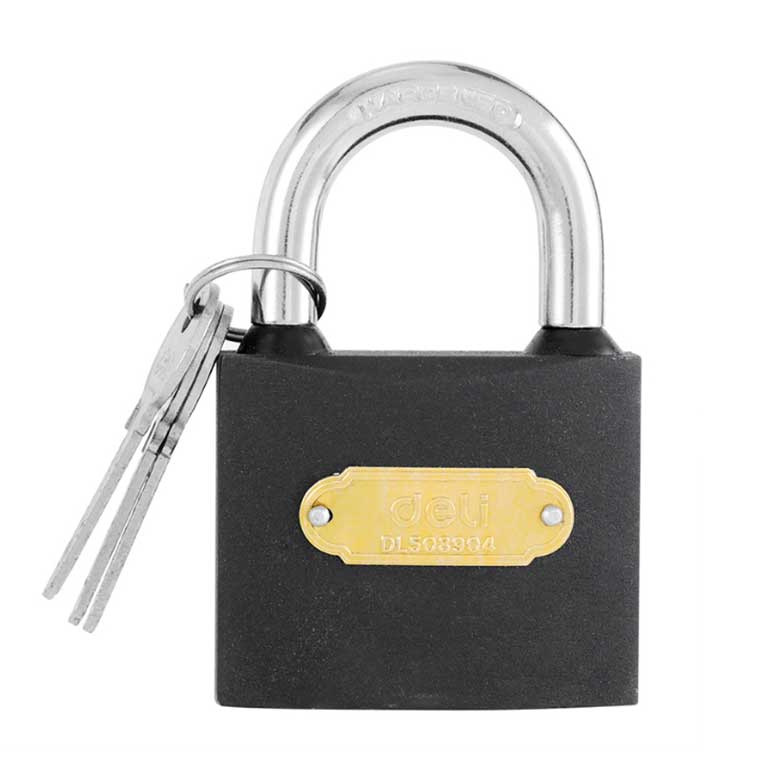 Ổ Khóa Deli 50MM chính hãng giá tốt tại VPP Bến Tre