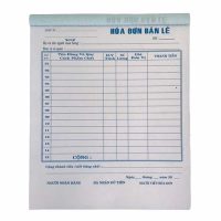 Quyển Hóa Đơn Bán Lẻ A5 (16x23cm) 2 Liên, 3 Liên