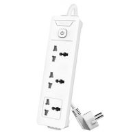 Ổ Cắm Điện 3 Chấu Deli 3 Lỗ chính hãng giá tốt tại VPP Bến Tre