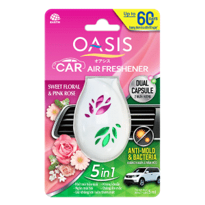 Tinh Dầu Thơm Treo Xe Oasis 5ML hương Hoa hồng
