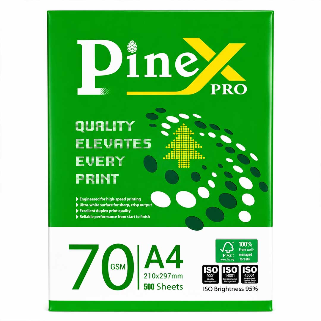 Giấy Pine X Pro A4 70GSM, Xấp 500 Tờ, In & Photocopy Giá Rẻ