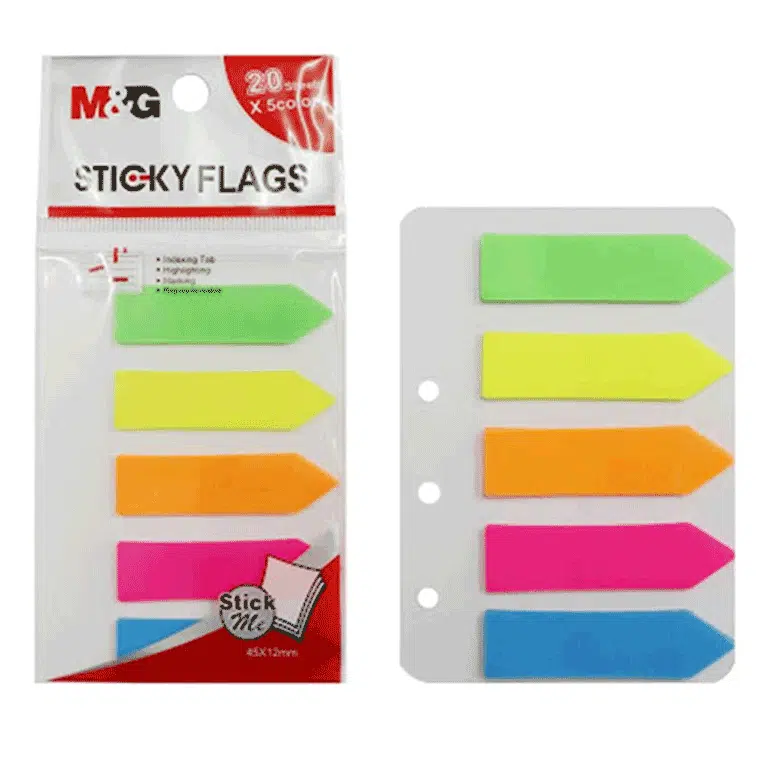 Giấy note Phân Trang 5 Màu Nhựa M&G YS-99
