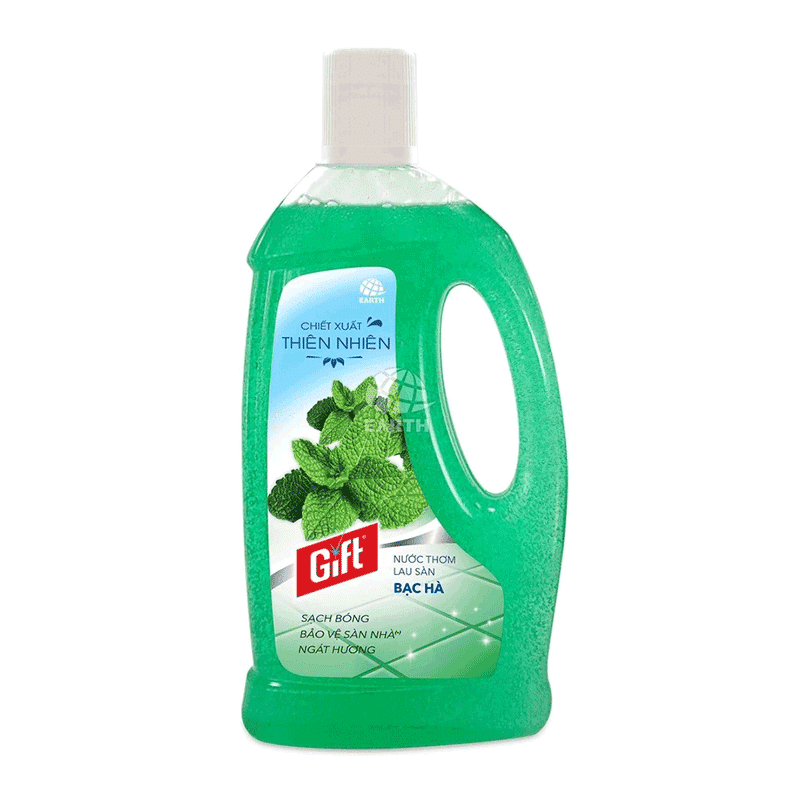 Thùng 12 chai Nước Lau Sàn Gift Chai 1L chính hãng tại VPP Bến Tre